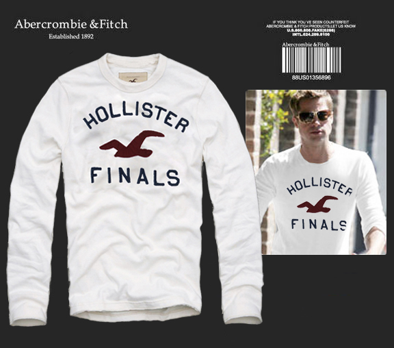 Hollister Hombres De Cuello Redondo Largo Remera HCO3823